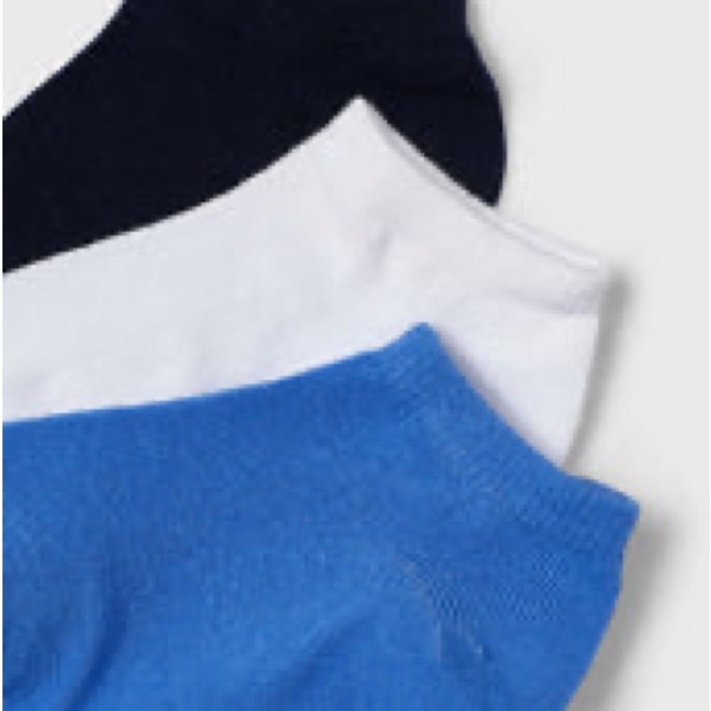 Size 2 kids Mayoral Kids Socks Set - Dark Blue, White, Sky Blue